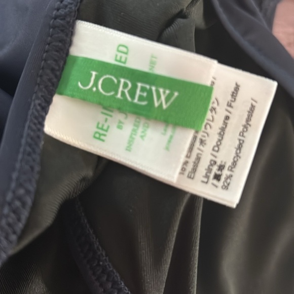 J. Crew Navy Plunge V-neck One Piece Swimsuit 10 - Picture 12 of 12